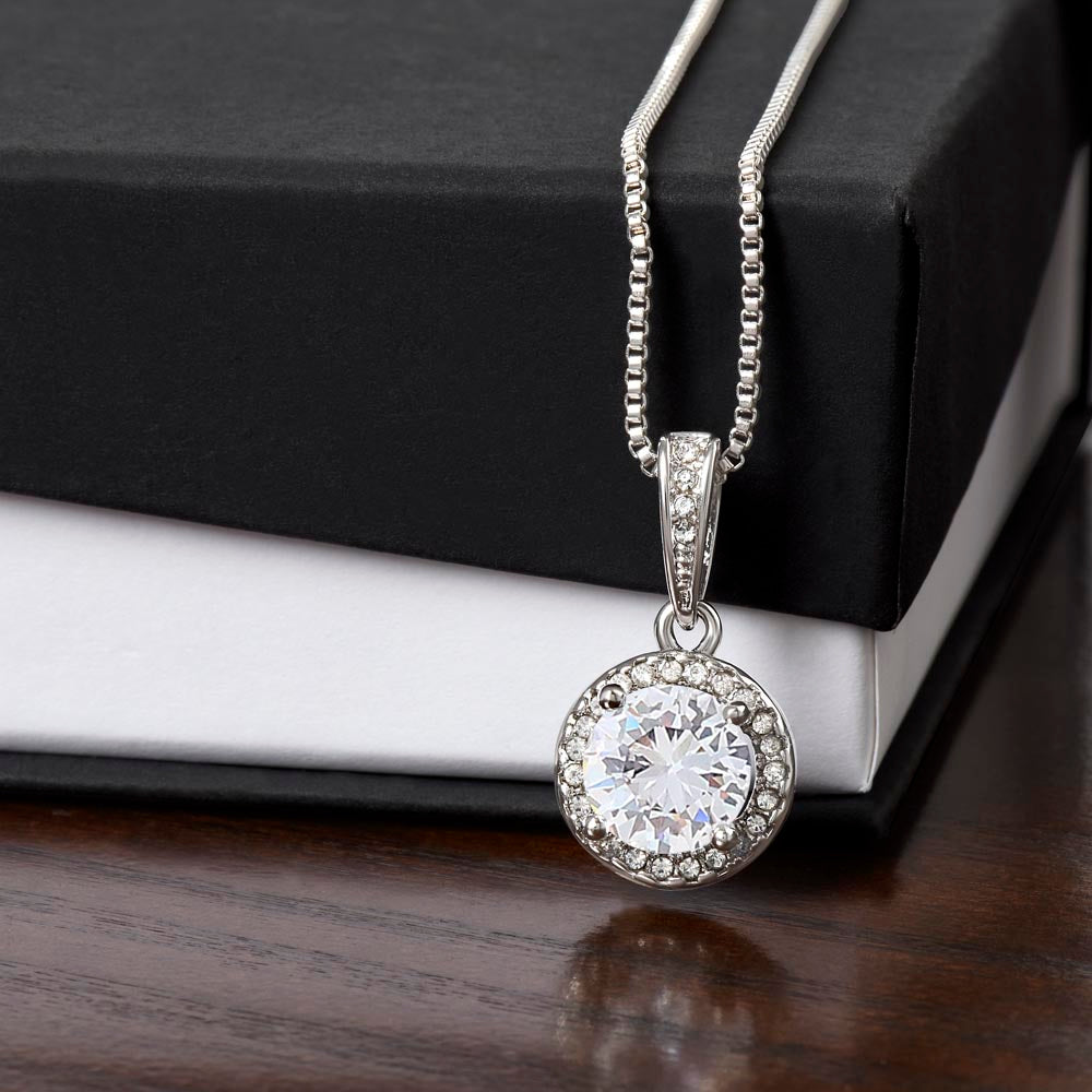 Glow of Grace – Dainty Round Necklace for Her
