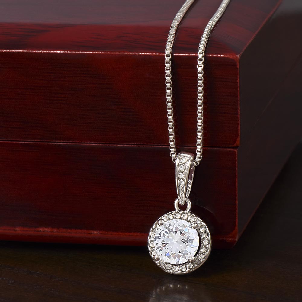 Glow of Grace – Dainty Round Necklace for Her