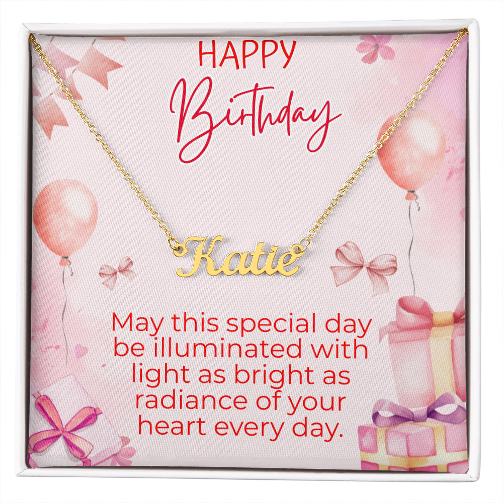 Personalized Birthday Necklace