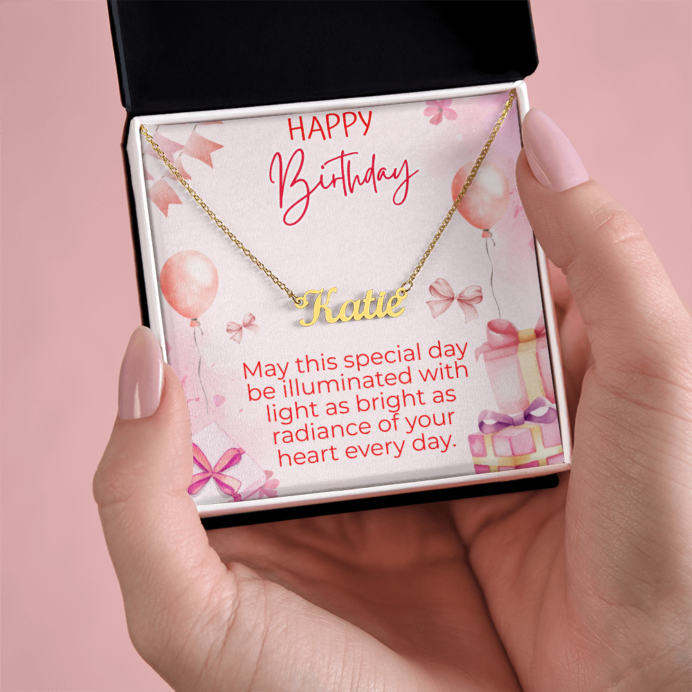Personalized Birthday Necklace