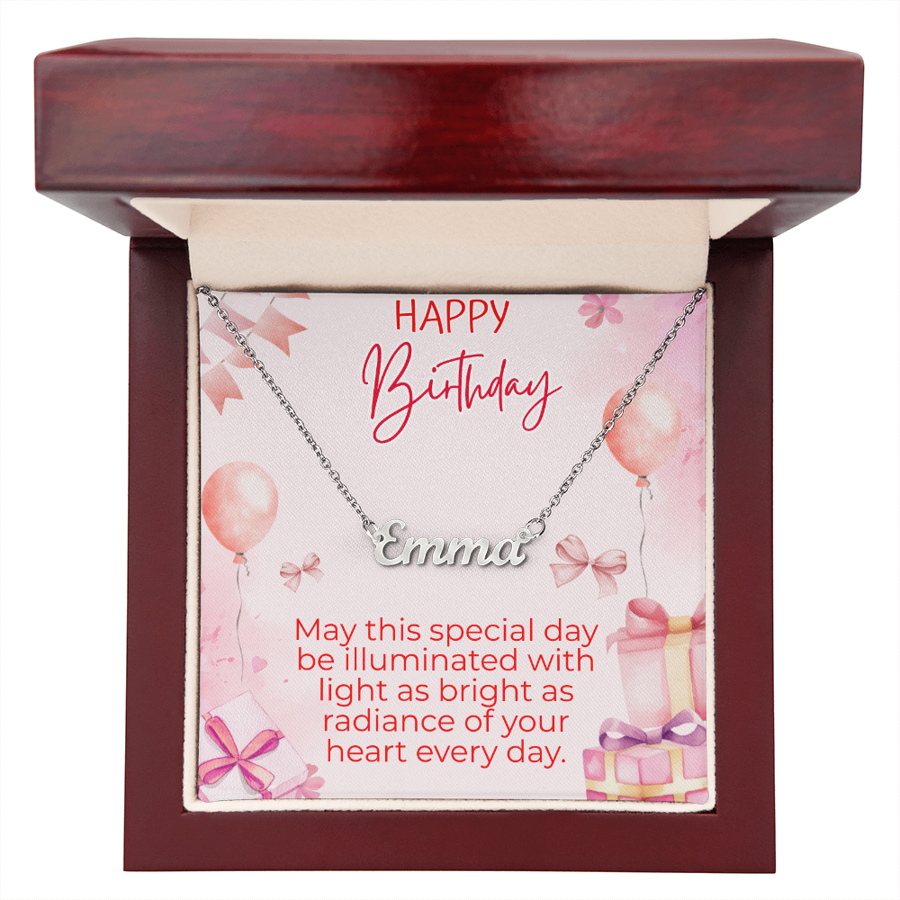 Personalized Birthday Necklace