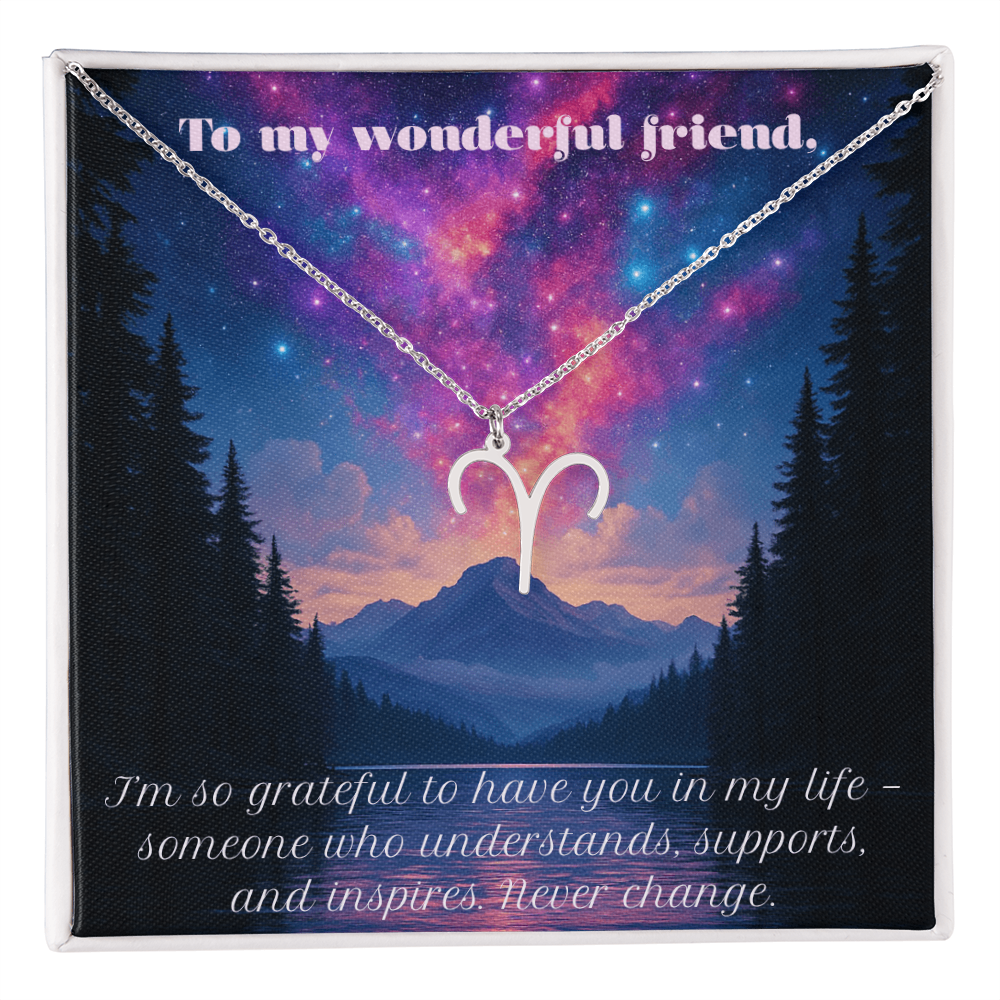 Never Change – Star Sign Necklace