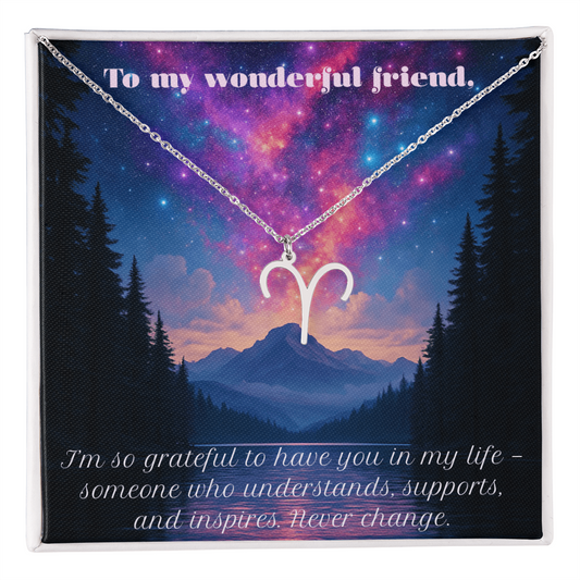 Never Change β Star Sign Necklace