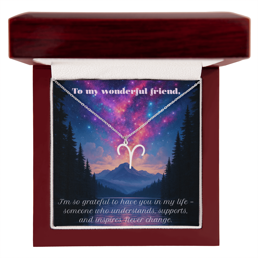Never Change – Star Sign Necklace