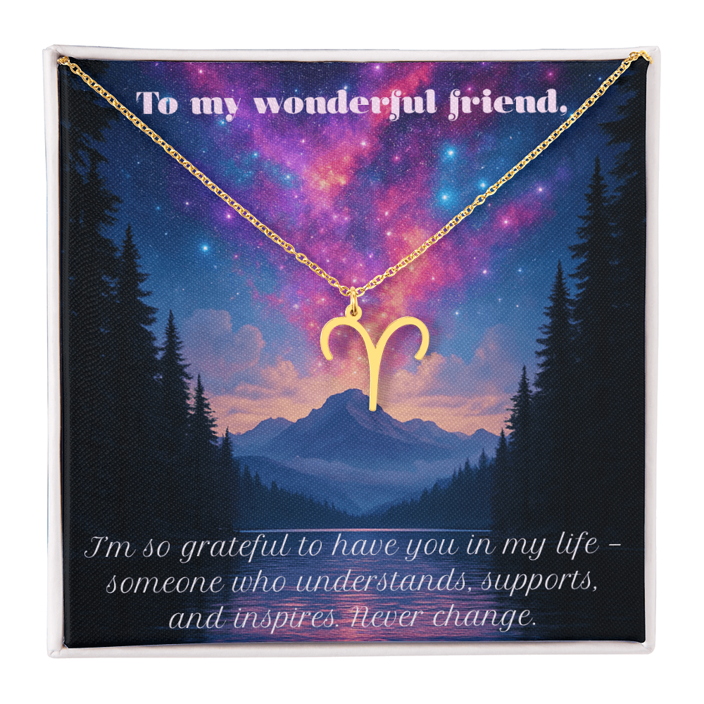 Never Change – Star Sign Necklace