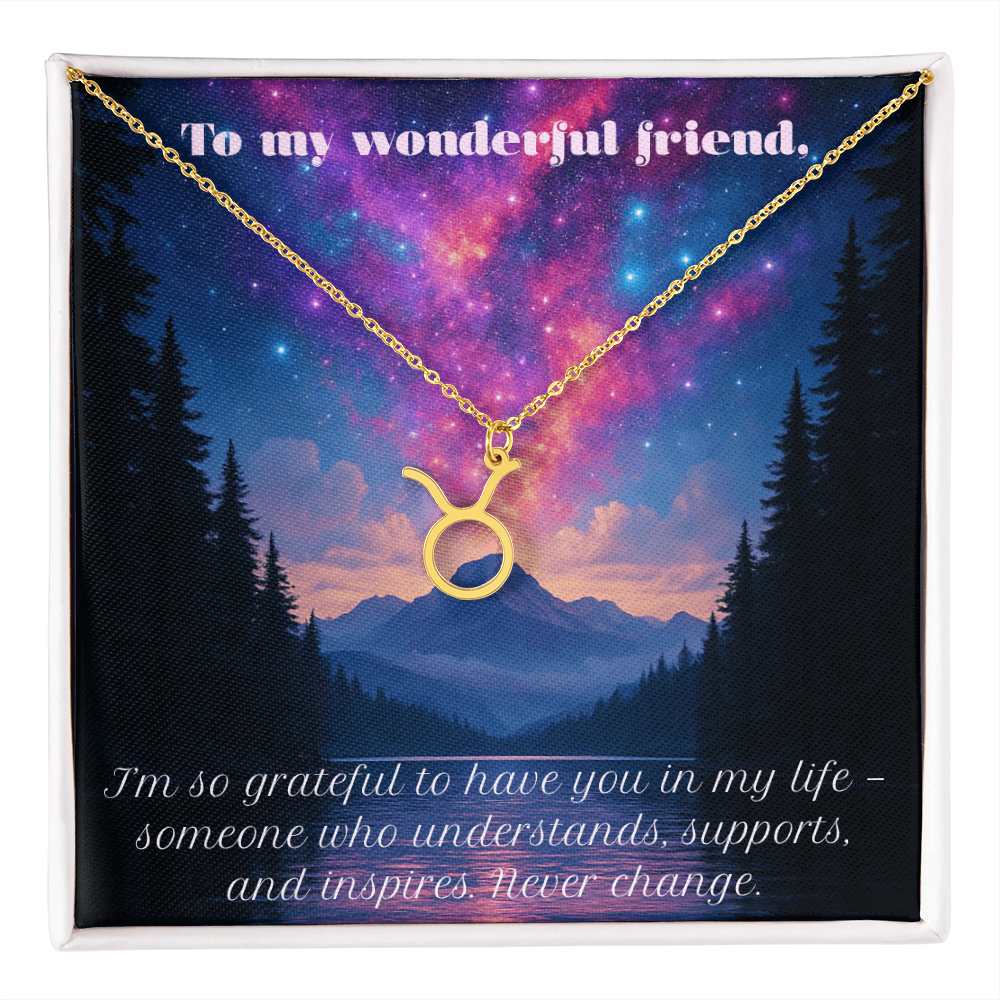Never Change – Star Sign Necklace