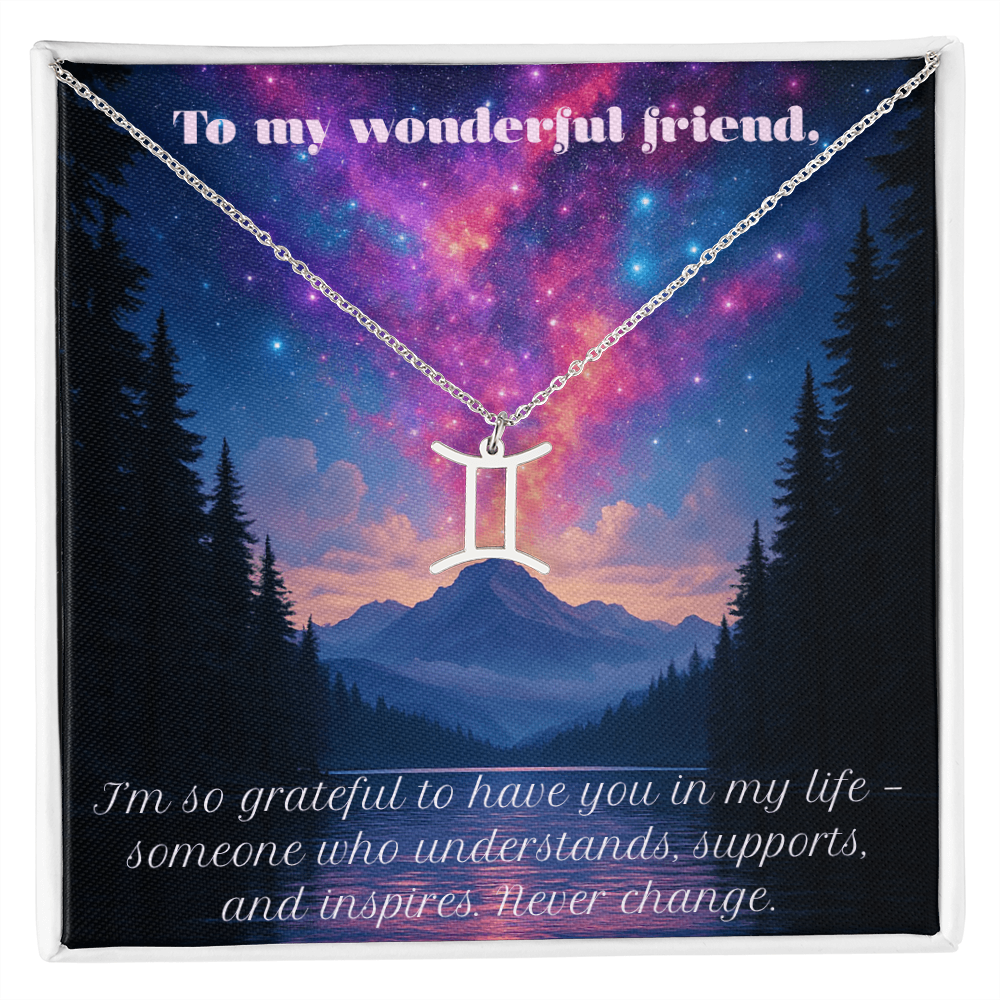 Never Change – Star Sign Necklace
