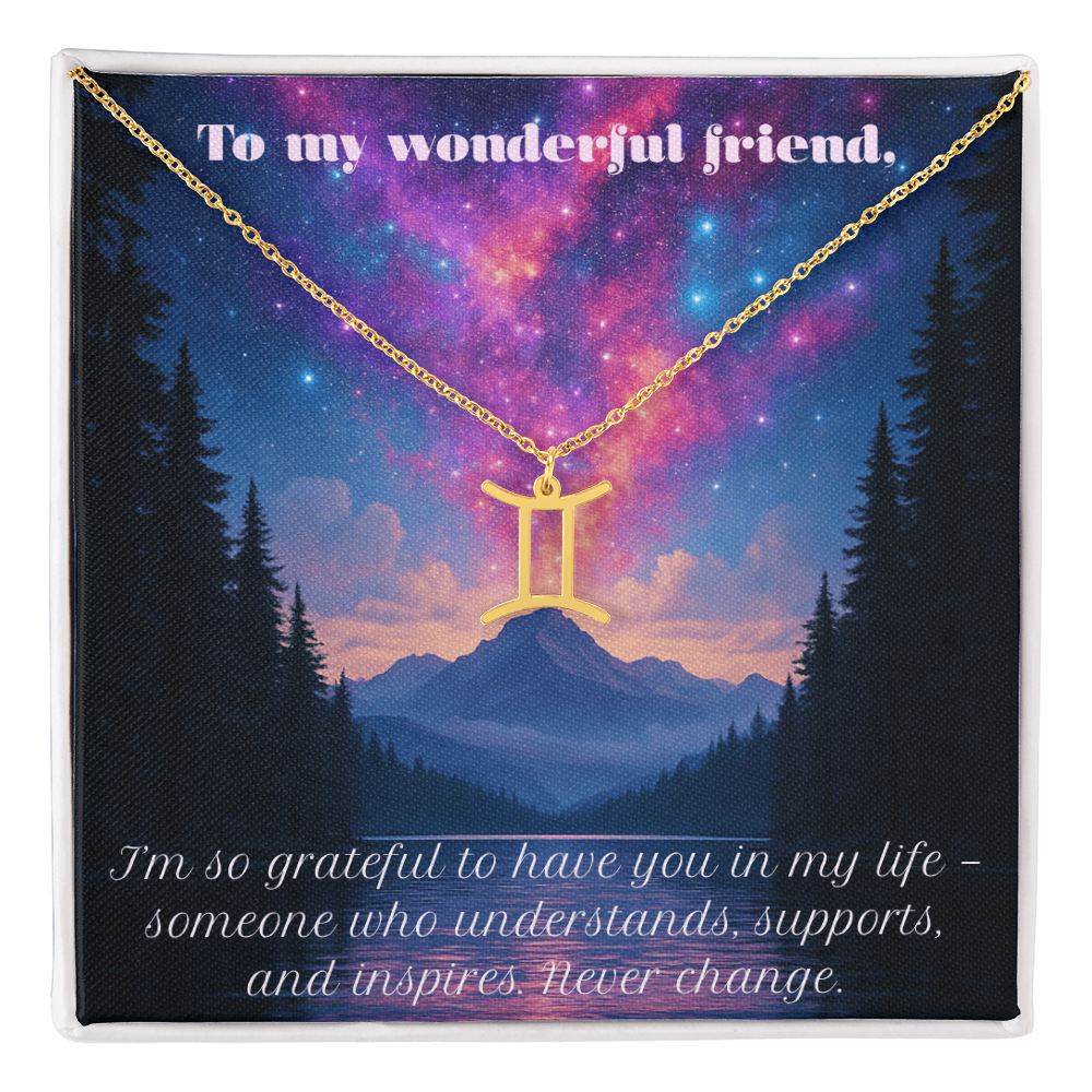 Never Change – Star Sign Necklace