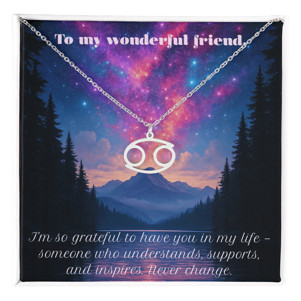 Never Change – Star Sign Necklace