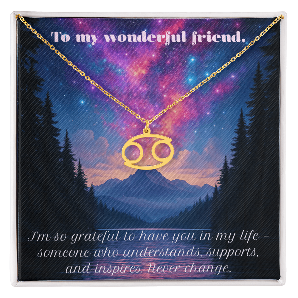Never Change – Star Sign Necklace