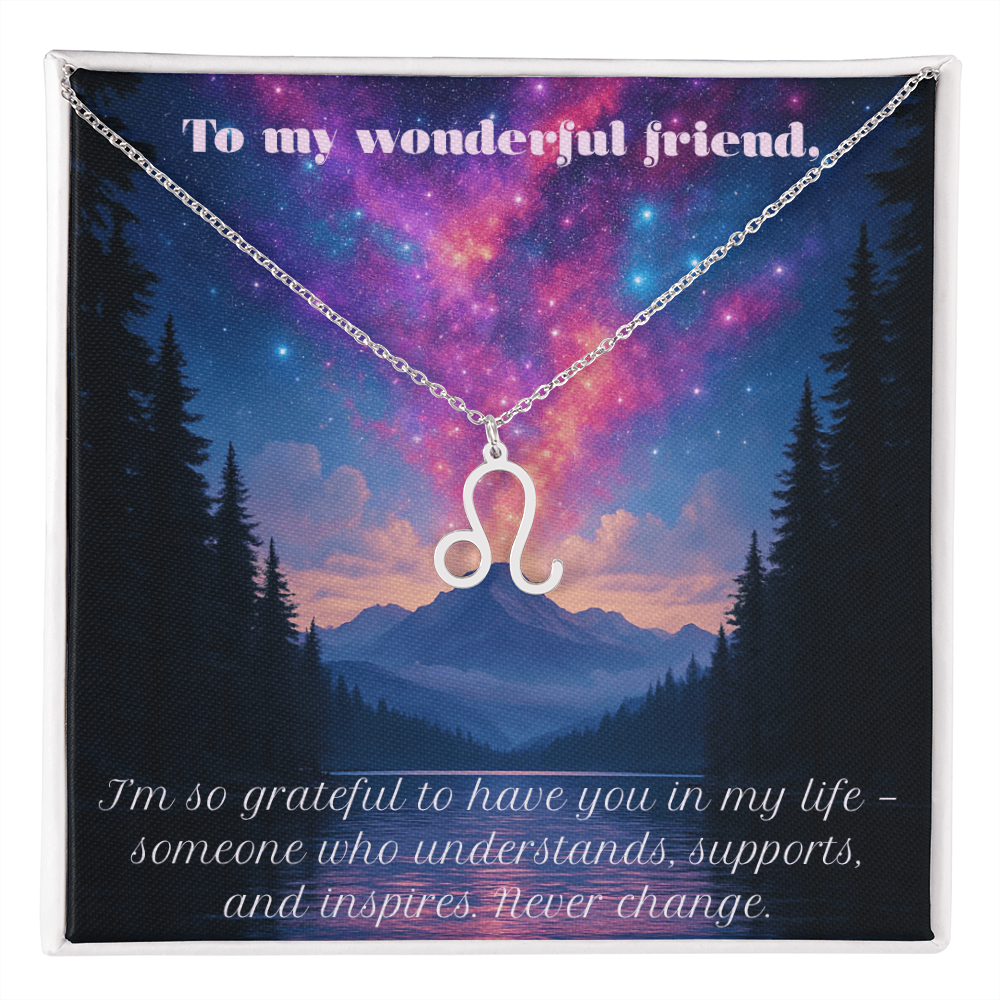 Never Change – Star Sign Necklace