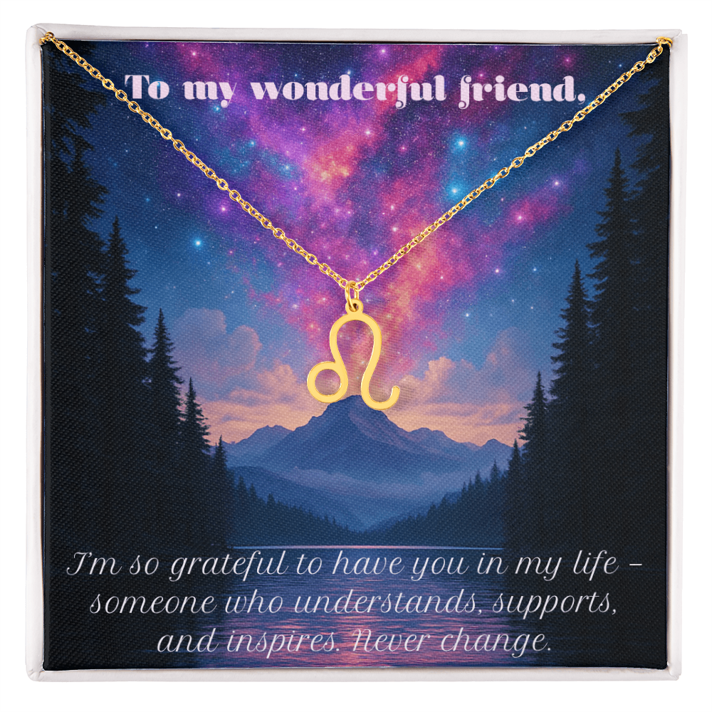 Never Change – Star Sign Necklace