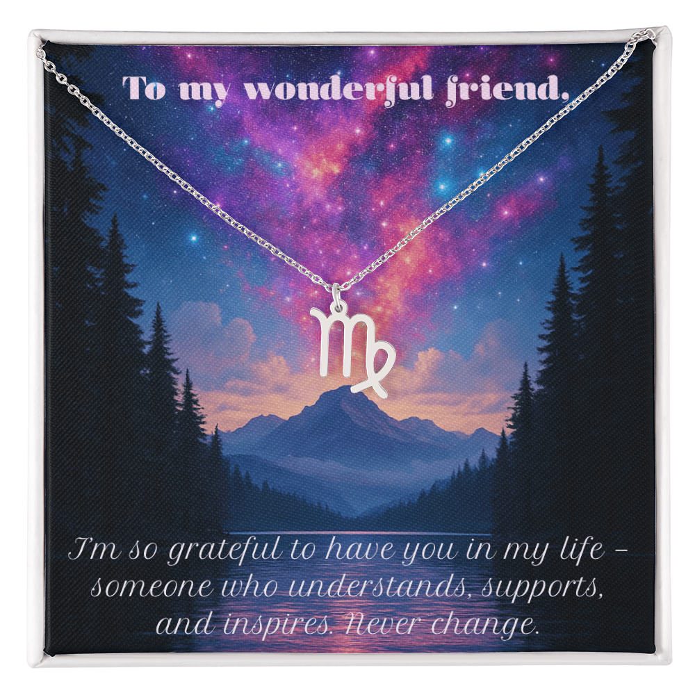 Never Change – Star Sign Necklace