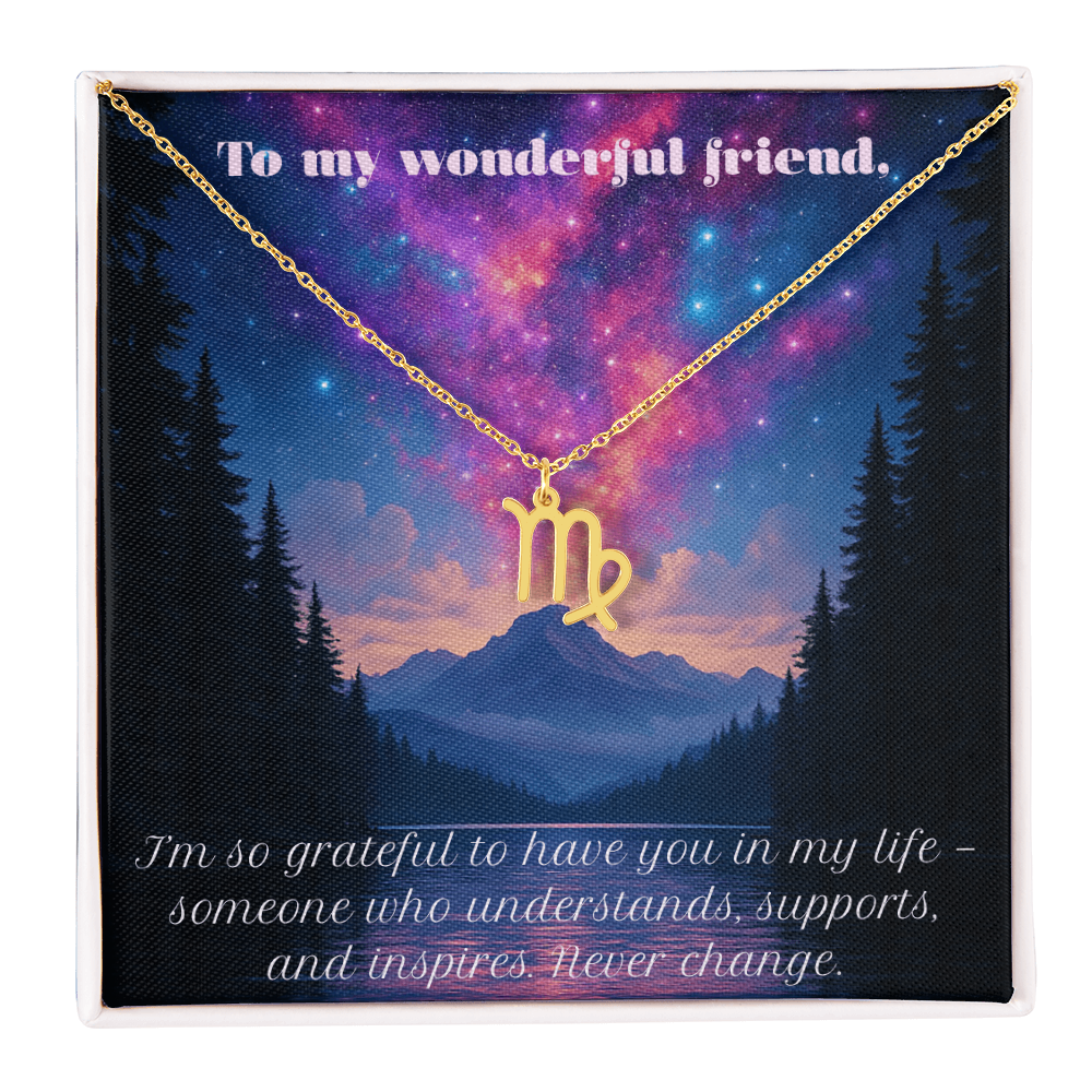 Never Change – Star Sign Necklace