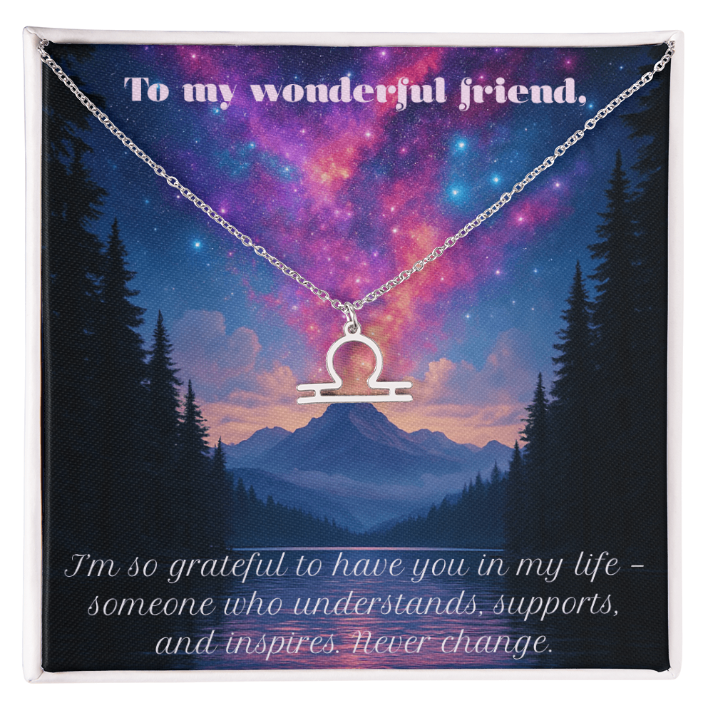 Never Change – Star Sign Necklace