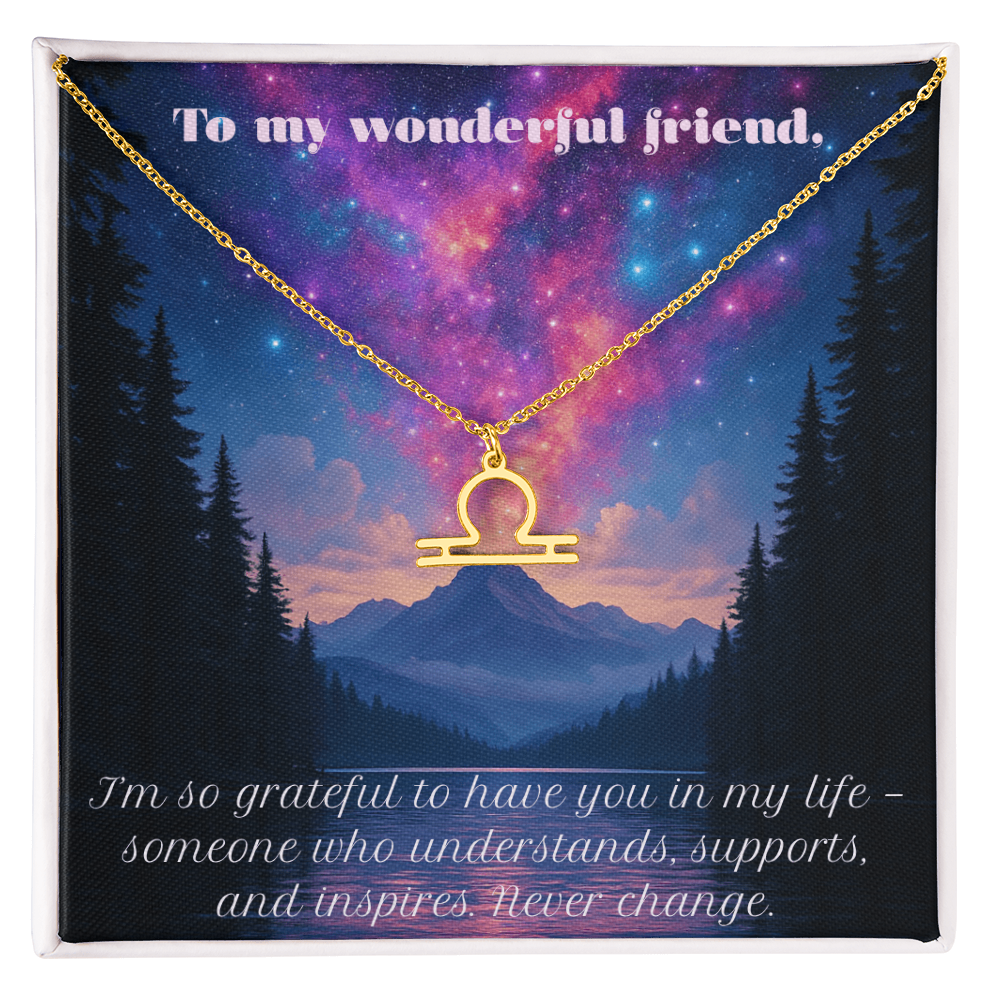 Never Change – Star Sign Necklace