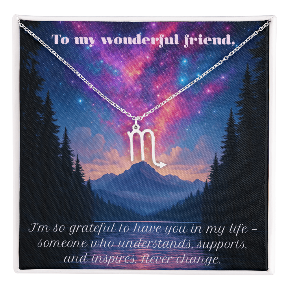 Never Change – Star Sign Necklace