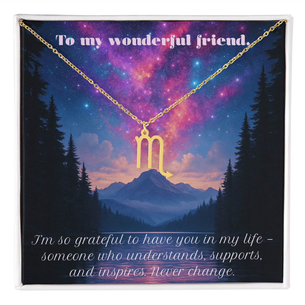 Never Change – Star Sign Necklace