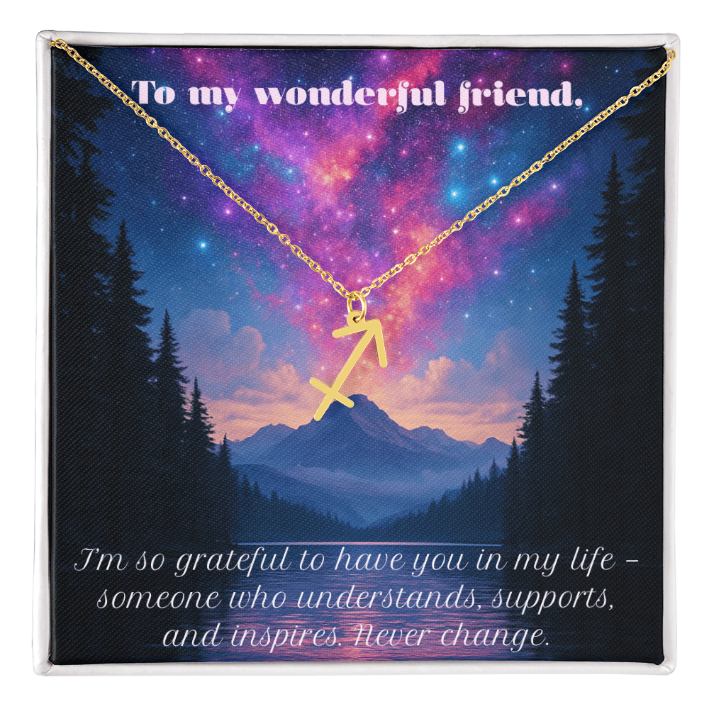 Never Change – Star Sign Necklace