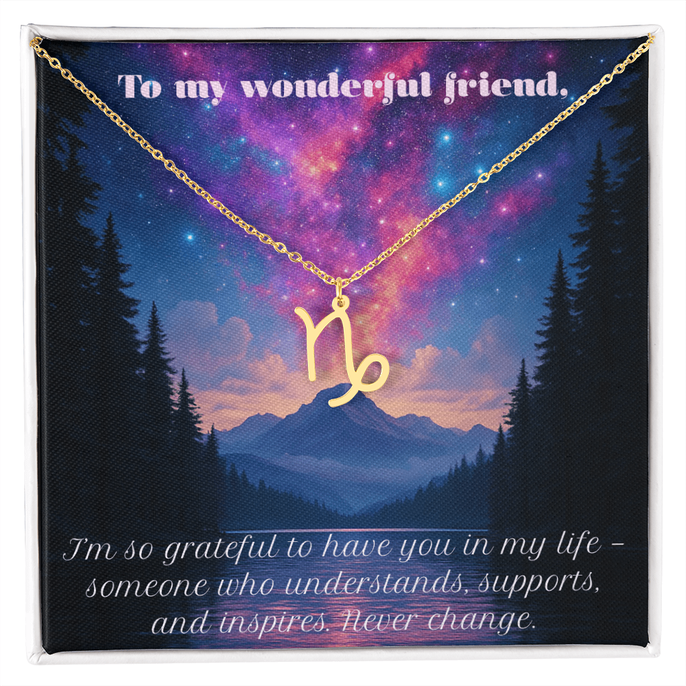 Never Change – Star Sign Necklace