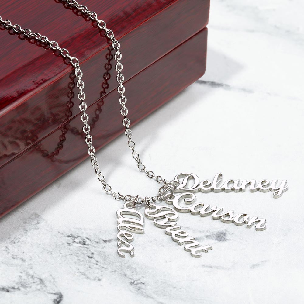 "Together Always – Custom Multiple Name Necklace"