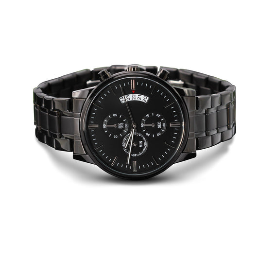 Men's Chronograph Watch with Custom Engraving – A Unique Gift for Him