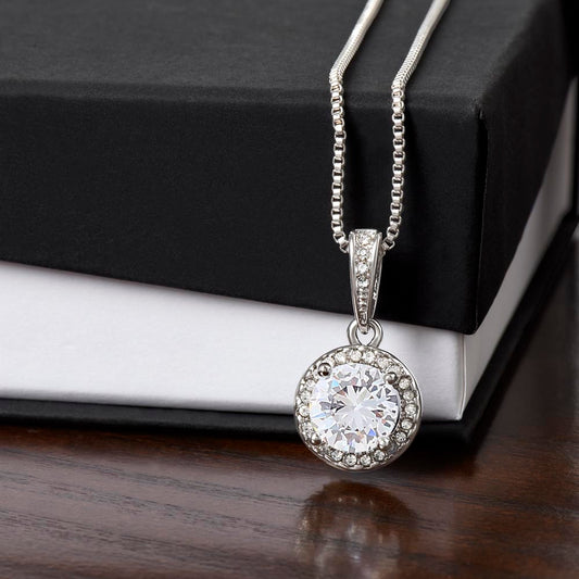 Glow of Grace – Dainty Round Necklace for Her