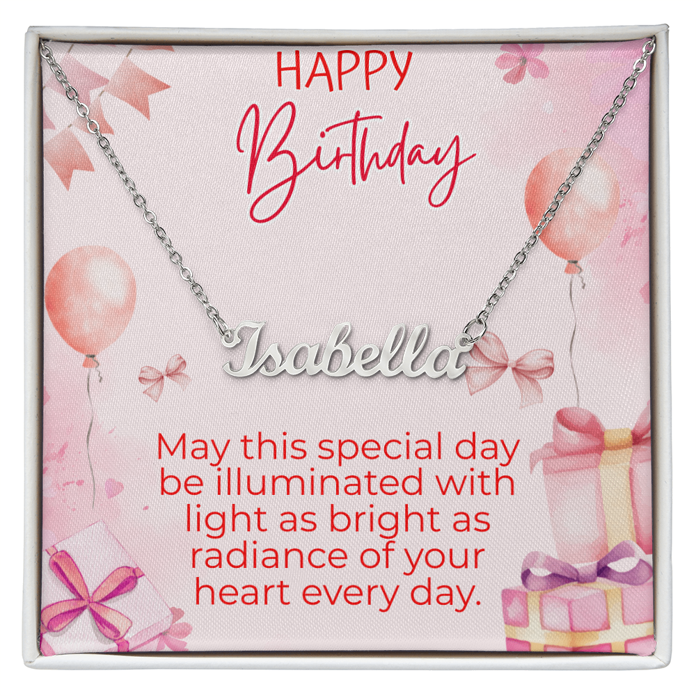 Personalized Birthday Necklace