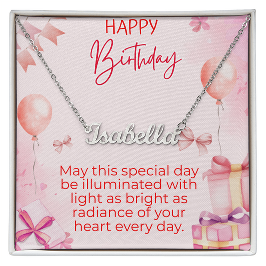 Personalized Birthday Necklace