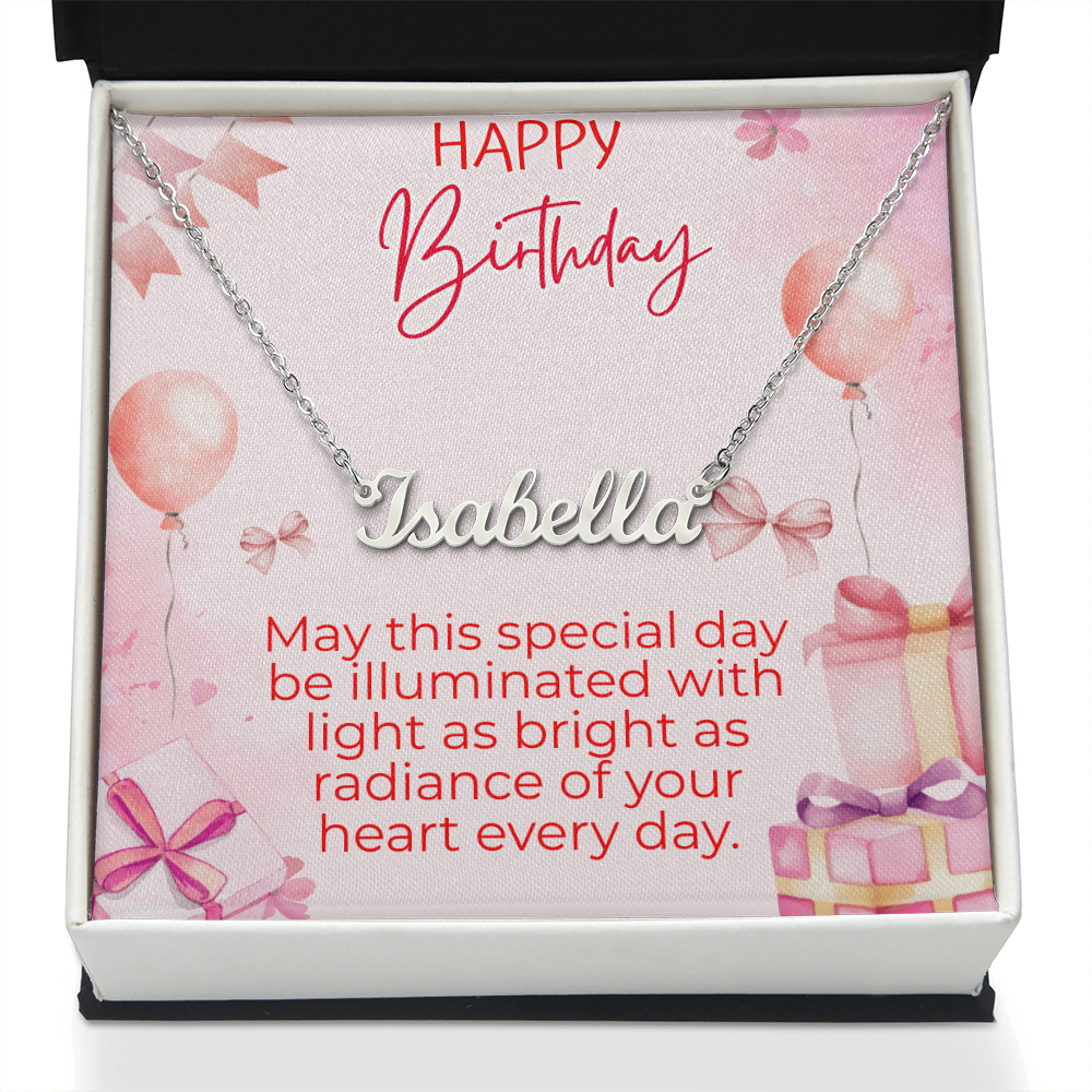 Personalized Birthday Necklace