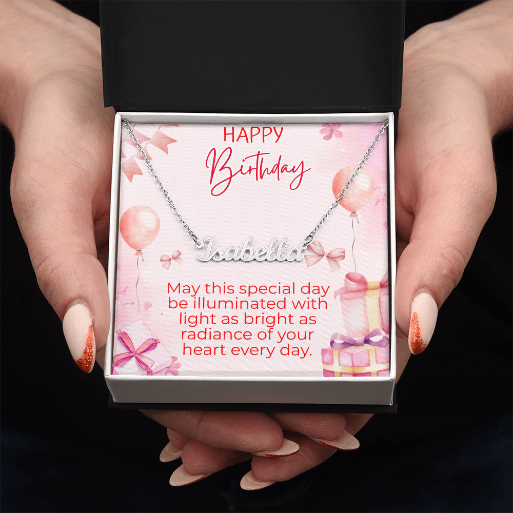 Personalized Birthday Necklace