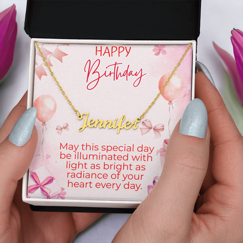 Personalized Birthday Necklace