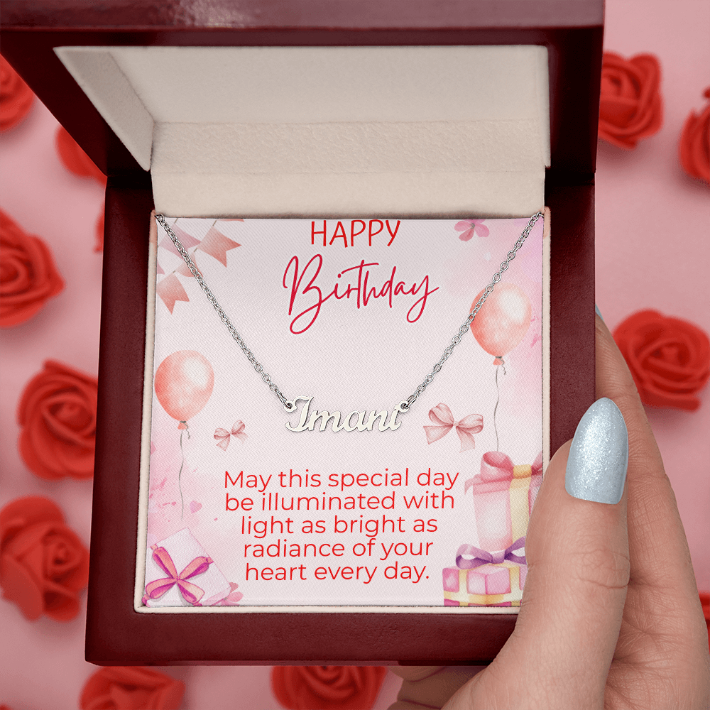 Personalized Birthday Necklace