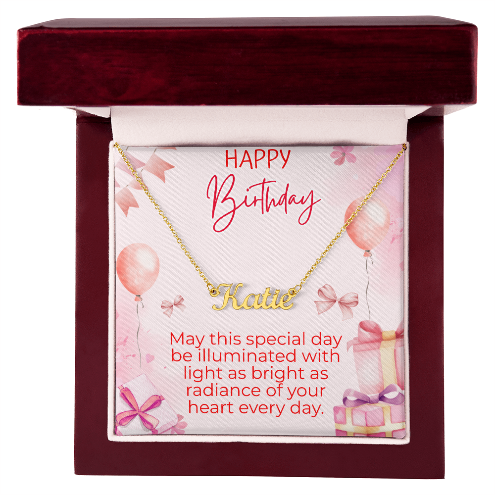 Personalized Birthday Necklace
