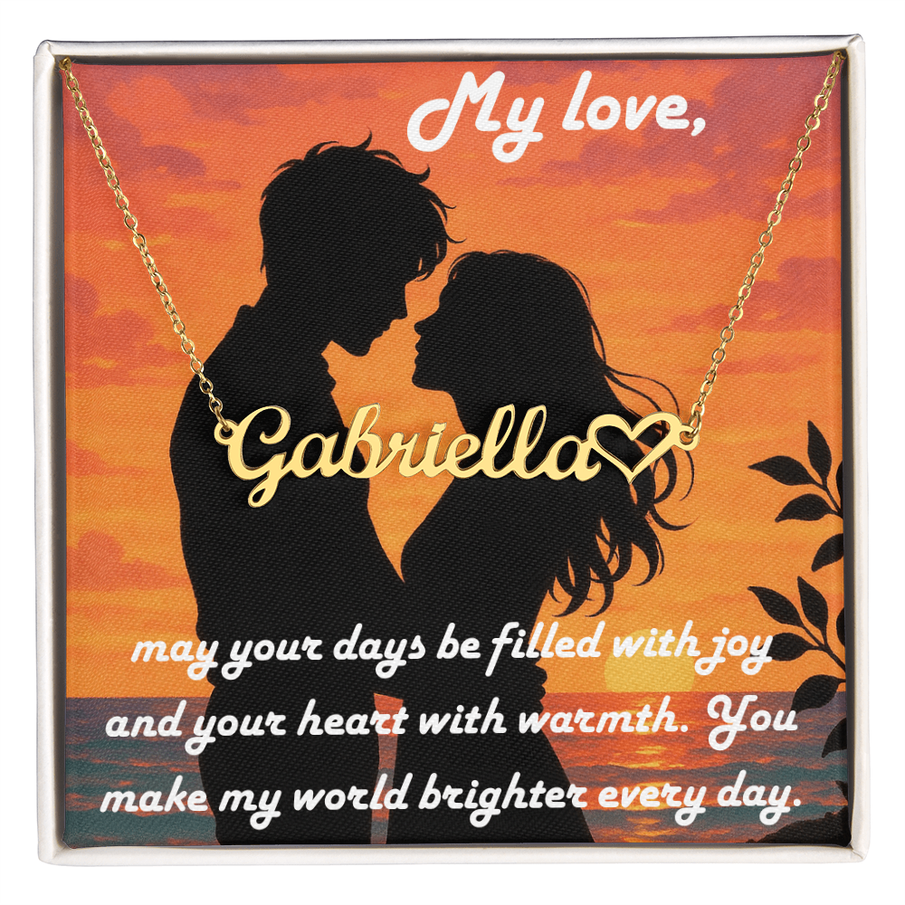 Heart Name Necklace