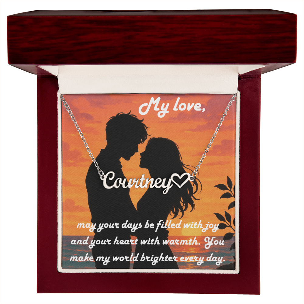 Heart Name Necklace