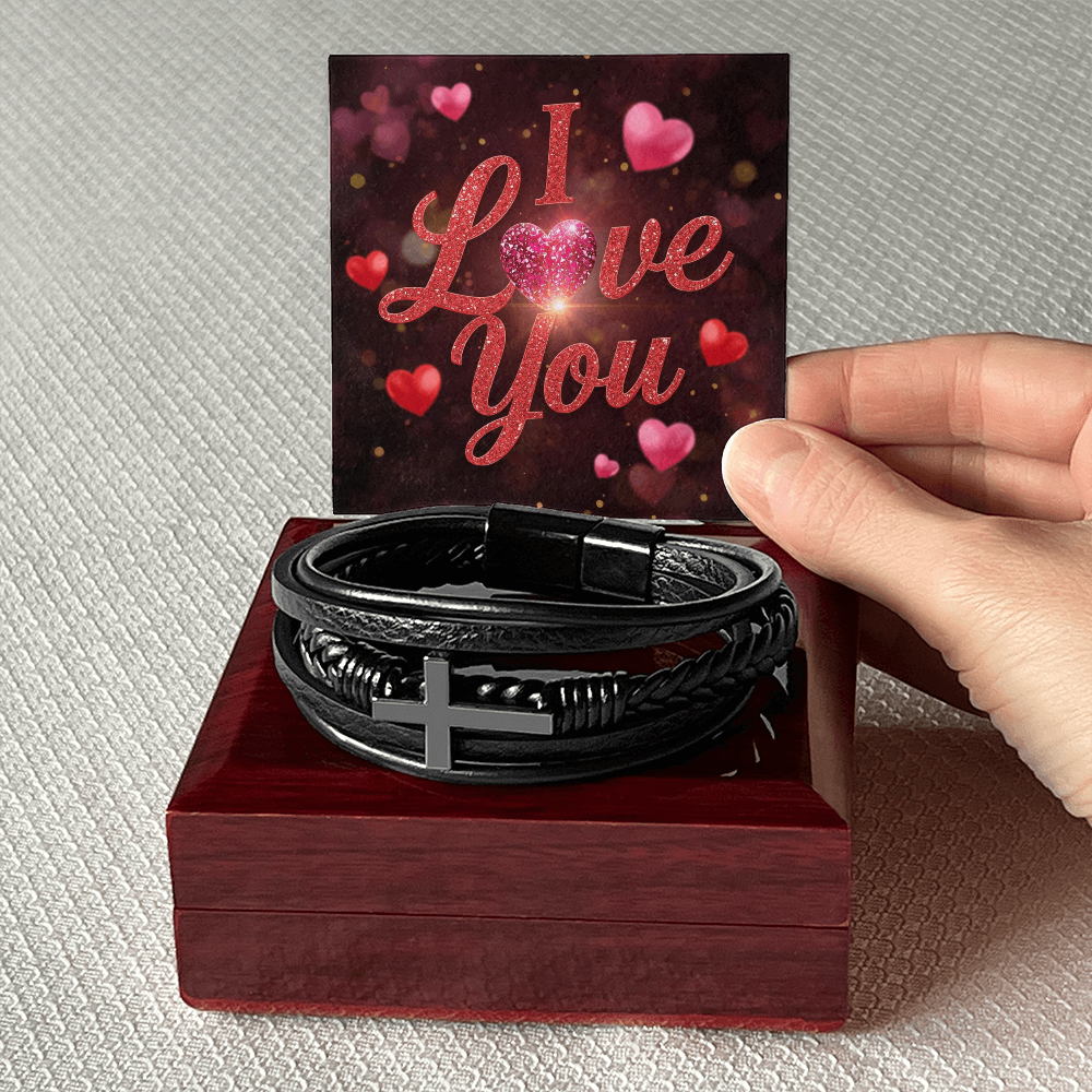 Men's Cross Bracelet